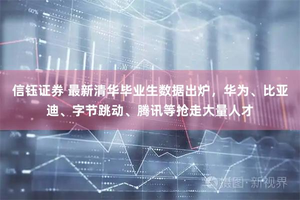 信钰证券 最新清华毕业生数据出炉，华为、比亚迪、字节跳动、腾讯等抢走大量人才