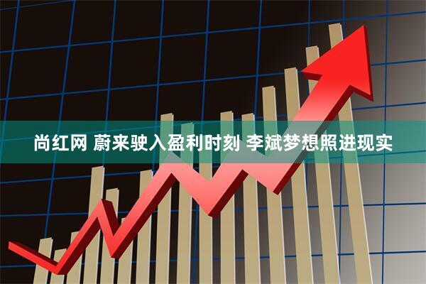 尚红网 蔚来驶入盈利时刻 李斌梦想照进现实