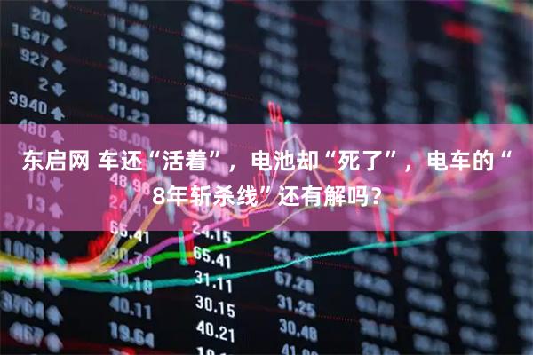东启网 车还“活着”，电池却“死了”，电车的“8年斩杀线”还有解吗？