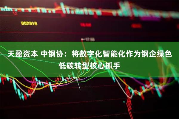 天盈资本 中钢协：将数字化智能化作为钢企绿色低碳转型核心抓手