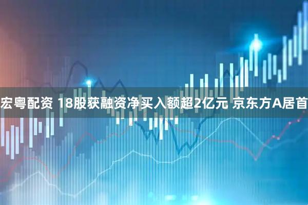 宏粤配资 18股获融资净买入额超2亿元 京东方A居首