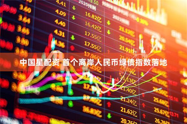 中国星配资 首个离岸人民币绿债指数落地